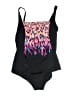 Gabar Print Black One Piece Swimsuit Size L (estimated) - photo 1
