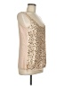 J.Crew Collection 100% Polyester Tan Gold Sleeveless Blouse Size 6 - photo 5