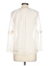 T Tahari 100% Polyester Ivory 3/4 Sleeve Blouse Size L - photo 2