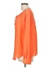 Preston & York 100% Polyester Orange Long Sleeve Blouse Size L - photo 5