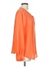 Preston & York 100% Polyester Orange Long Sleeve Blouse Size L - photo 4