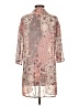 Wallflower 100% Polyester Paisley Pink Kimono Size XS - photo 2