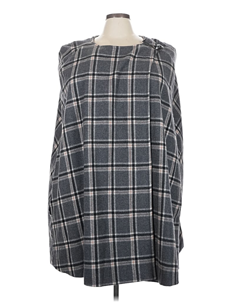 Pre-owned Eloquii Coat In Gray