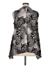 Jennifer Lopez Silver Sleeveless Blouse Size 0X - photo 2