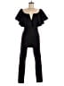 Boohoo Solid Black Jumpsuit Size 6 - photo 1