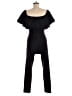Boohoo Solid Black Jumpsuit Size 6 - photo 2