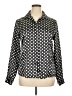 George Polka Dots Black Long Sleeve Blouse Size XL - photo 1