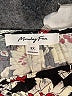 Monday Fun 100% Rayon Floral Black 3/4 Sleeve Blouse Size 2X - photo 7