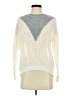 Jacks 100% Acrylic Chevron-herringbone Ivory Pullover Sweater Size S - photo 1