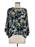 Sam & Lavi 100% Rayon Blue 3/4 Sleeve Blouse Size M - photo 1