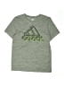 Adidas 100% Polyester Gray Active T-Shirt Size 10 - 12 - photo 1