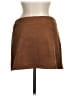 MNG Solid Brown Casual Skirt Size M - photo 2