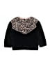 Andy & Evan 100% Polyester Animal Print Black Pullover Sweater Size 6 - photo 2