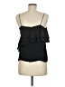 J.Crew 100% Polyester Black Sleeveless Blouse Size 6 - photo 2