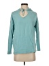 Halston Studio 100% Cotton Teal Blue Sweatshirt Size XS - photo 1