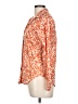 Assorted Brands 100% Cotton Print Orange 3/4 Sleeve Blouse Size 1 - photo 5