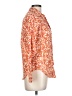 Assorted Brands 100% Cotton Print Orange 3/4 Sleeve Blouse Size 1 - photo 4