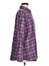 Shein 100% Polyester Plaid Purple Long Sleeve Blouse Size M - photo 4