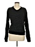 Unbranded Houndstooth Black Pullover Sweater Size M - photo 1