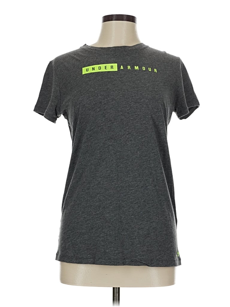 Pre-owned Under Armour Active T-shirt In Gray