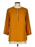 JM Collection 100% Polyester Orange 3/4 Sleeve Blouse Size L (petite) - photo 1