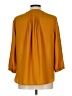 JM Collection 100% Polyester Orange 3/4 Sleeve Blouse Size L (petite) - photo 2