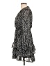 Aqua Paisley Gray Cocktail Dress Size L - photo 5