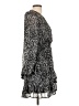 Aqua Paisley Gray Cocktail Dress Size L - photo 4