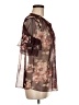 Unbranded Brown Short Sleeve Blouse Size M (estimated) - photo 4