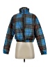 Wild Fable 100% Polyester Plaid Blue Windbreaker Size S - photo 1