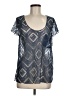 Kimchi Blue Silver Blue Short Sleeve Blouse Size M (estimated) - photo 1