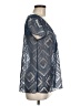 Kimchi Blue Silver Blue Short Sleeve Blouse Size M (estimated) - photo 4