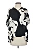 Chico's 100% Polyester Black 3/4 Sleeve Blouse Size Sm (0) - photo 1