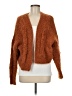 Woven Heart Brown Cardigan Size M - photo 1
