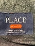 The Children's Place 100% Polyester Solid Black Windbreaker Size 7 - 8 - photo 3