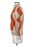 Rain + Rose 100% Acrylic Color Block Orange Turtleneck Sweater Size S - photo 5