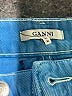 Ganni Solid Blue Denim Skirt Size 36 waist - photo 4