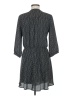 Lush 100% Polyester Chevron-herringbone Gray Casual Dress Size M - photo 2