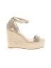 Gianni Bini Silver Ivory Wedges Size 9 1/2 - photo 1