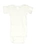 Bambini 100% Cotton Solid Ivory Short Sleeve Onesie Size S (baby) - photo 1