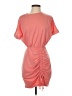 Express Solid Orange Pink Cocktail Dress Size XXS - photo 1