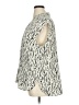 Monday Fun 100% Polyester Print Ivory Sleeveless Blouse Size 1X - photo 5