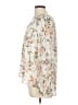 Daniel Rainn Floral Ivory Tan Long Sleeve Blouse Size L (estimated) - photo 5