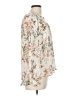 Daniel Rainn Floral Ivory Tan Long Sleeve Blouse Size L (estimated) - photo 4