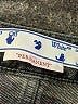 OFF-WHITE 100% Cotton Black Gray Jeans Size 27 waist - photo 11