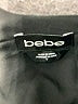 Bebe 100% Polyester Solid Black Romper Size 0 - photo 4