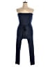 Libian Solid Blue Jumpsuit Size XL - photo 1