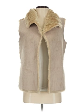 Ann Taylor LOFT Faux Fur Vest (view 1)