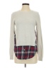 Treasure & Bond Plaid Gray Pullover Sweater Size XS - photo 1