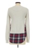 Treasure & Bond Plaid Gray Pullover Sweater Size XS - photo 2